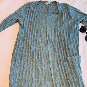Lularoe grey cartigan